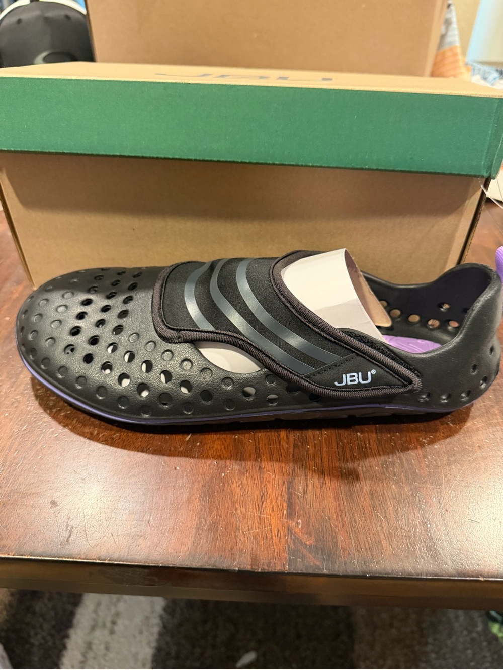 JBU by Jambu Womens Waterfall Water Ready Shoes Black Lavender size 11 M US